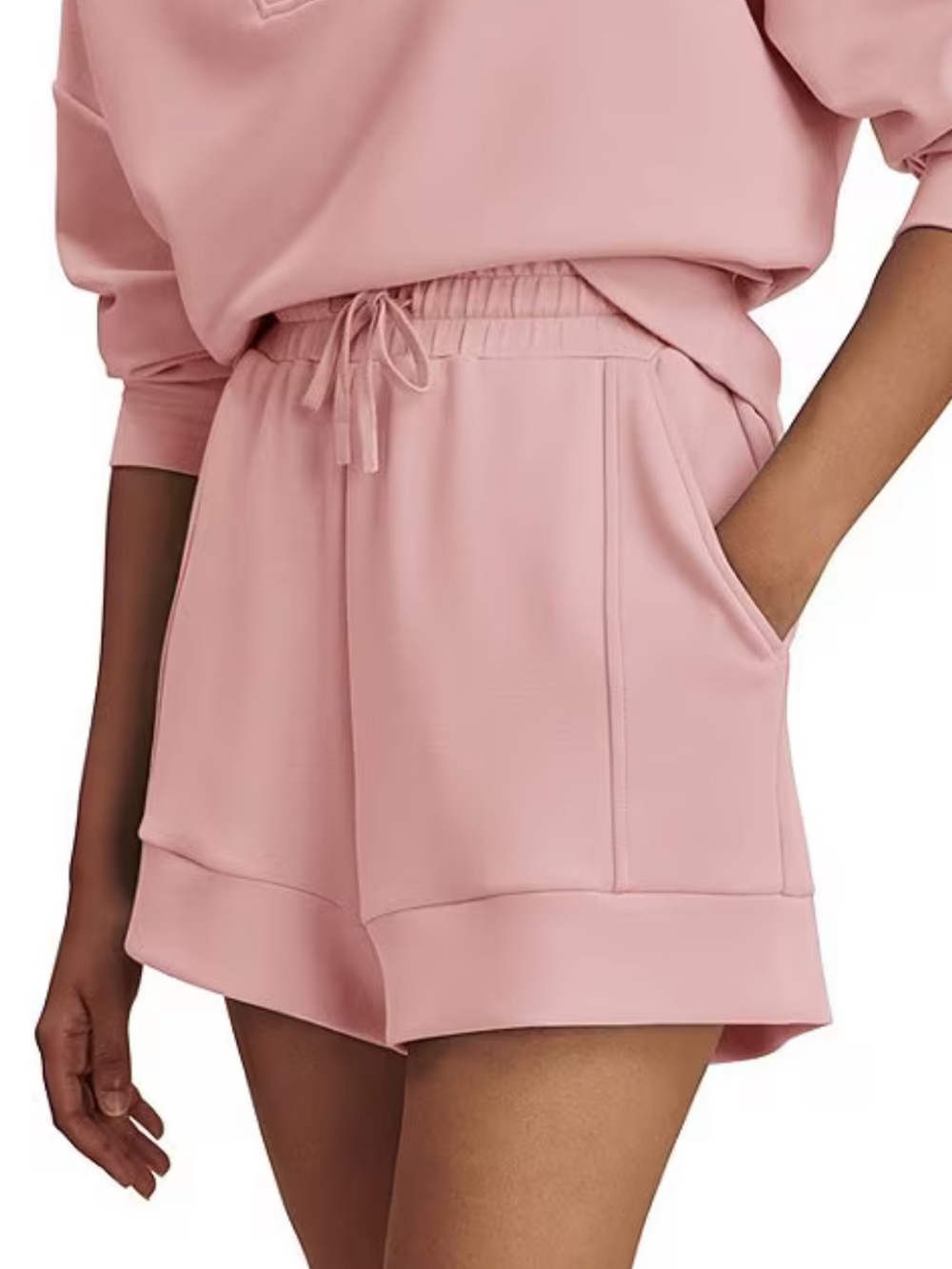 Varley Atrium Double Soft High Rise Pull-On Shorts